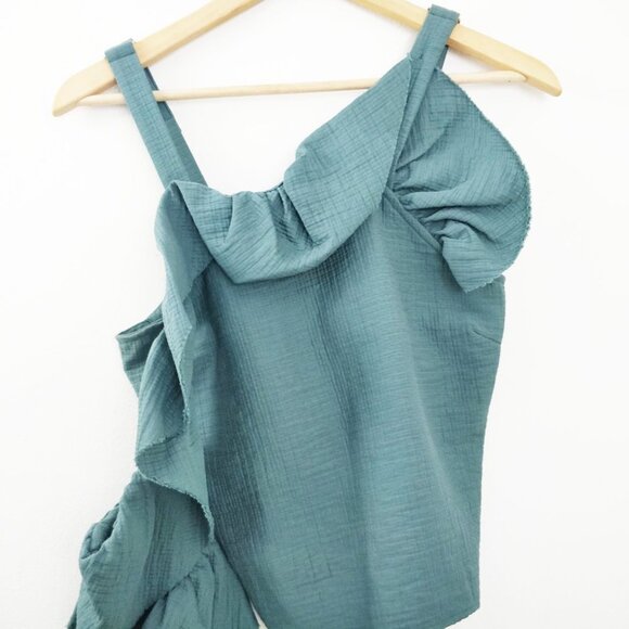 Rachel Comey Spark Top in Teal 0 - Picture 4 of 13